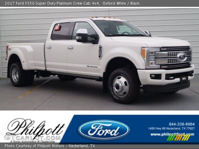 2017 Ford F350 Super Duty Platinum Crew Cab 4x4 in Oxford White
