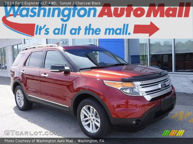 2014 Ford Explorer XLT 4WD in Sunset