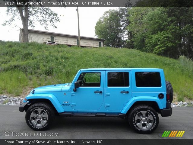 2017 Jeep Wrangler Unlimited Sahara 4x4 in Chief Blue