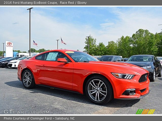 2016 Ford Mustang EcoBoost Coupe in Race Red