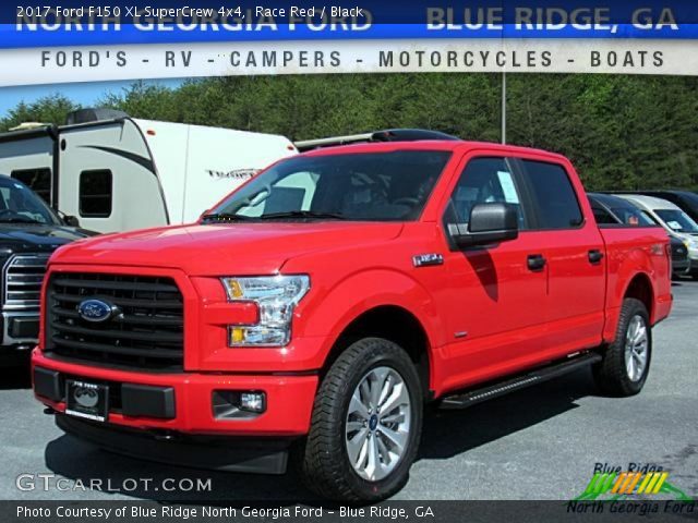 2017 Ford F150 XL SuperCrew 4x4 in Race Red