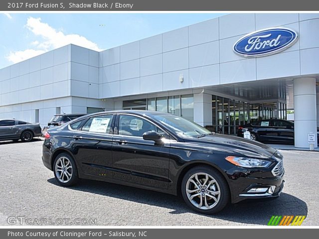 2017 Ford Fusion S in Shadow Black