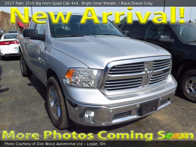 2017 Ram 1500 Big Horn Quad Cab 4x4 in Bright Silver Metallic