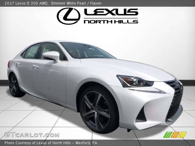 2017 Lexus IS 300 AWD in Eminent White Pearl
