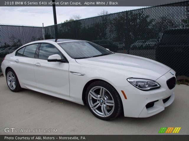 2018 BMW 6 Series 640i xDrive Gran Coupe in Alpine White