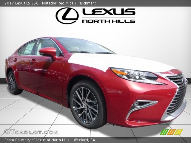 2017 Lexus ES 350 in Matador Red Mica