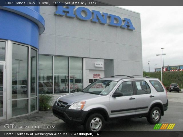 2002 Honda CR-V LX 4WD in Satin Silver Metallic