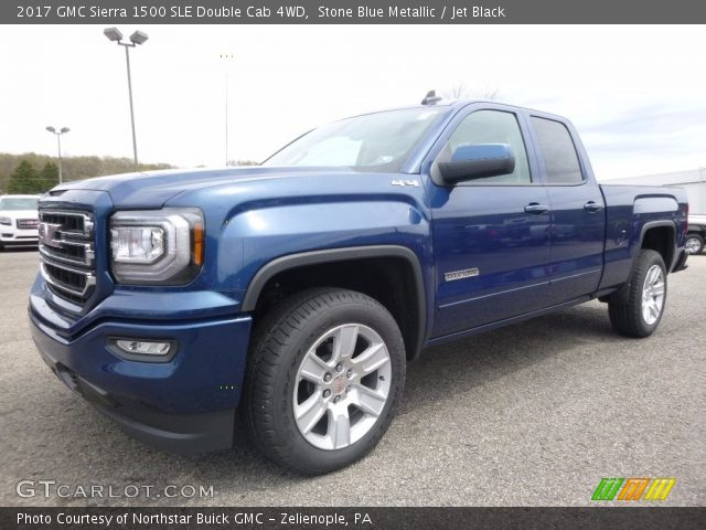 2017 GMC Sierra 1500 SLE Double Cab 4WD in Stone Blue Metallic