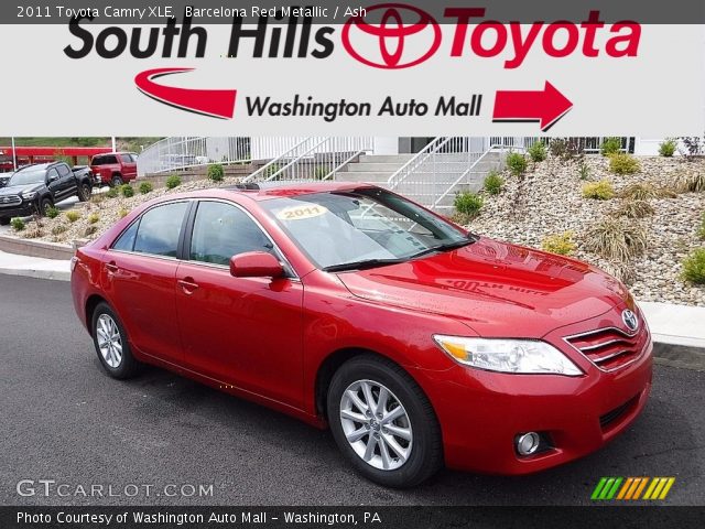 2011 Toyota Camry XLE in Barcelona Red Metallic