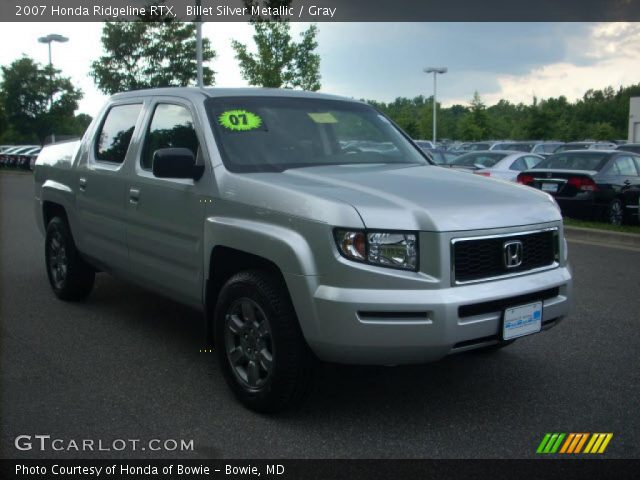 2007 Honda Ridgeline RTX in Billet Silver Metallic