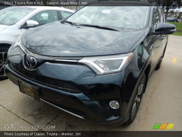 2017 Toyota RAV4 XLE in Galactic Aqua Mica