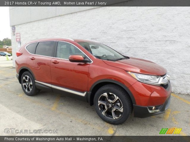 2017 Honda CR-V Touring AWD in Molten Lava Pearl