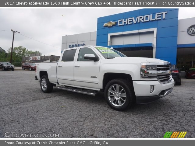 2017 Chevrolet Silverado 1500 High Country Crew Cab 4x4 in Iridescent Pearl Tricoat