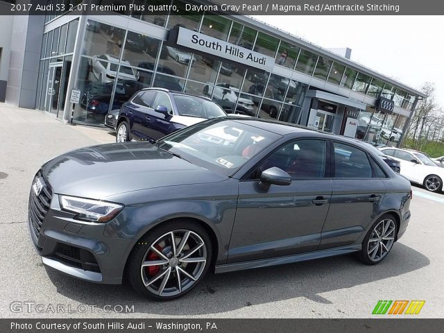 2017 Audi S3 2.0T Premium Plus quattro in Daytona Gray Pearl