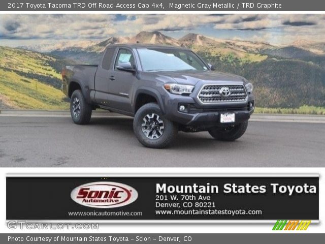 2017 Toyota Tacoma TRD Off Road Access Cab 4x4 in Magnetic Gray Metallic