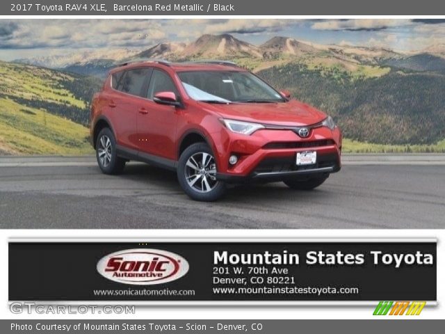 2017 Toyota RAV4 XLE in Barcelona Red Metallic
