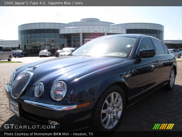 2000 Jaguar S-Type 4.0 in Sapphire Blue