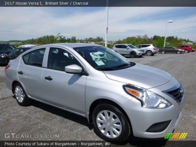 2017 Nissan Versa S in Brilliant Silver