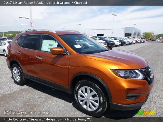 2017 Nissan Rogue S AWD in Monarch Orange