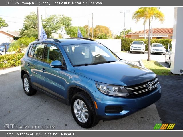 2017 Volkswagen Tiguan S in Pacific Blue Metallic