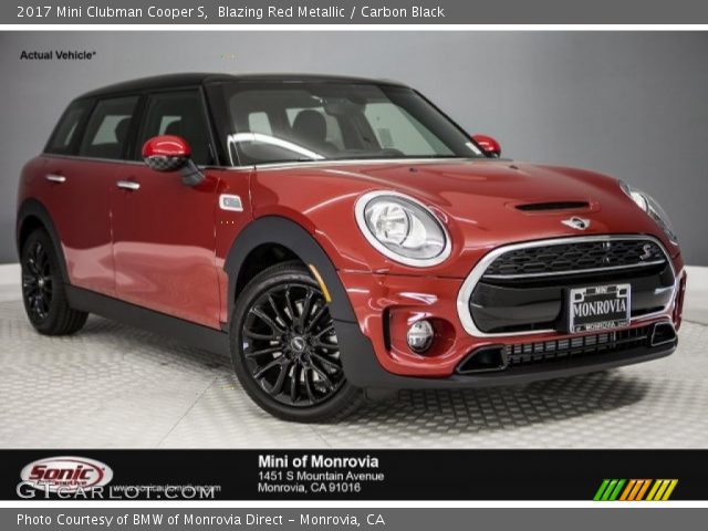 2017 Mini Clubman Cooper S in Blazing Red Metallic
