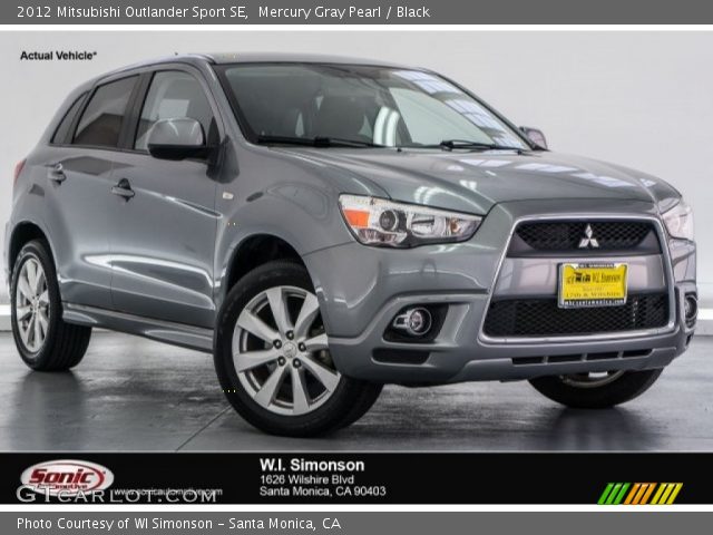 2012 Mitsubishi Outlander Sport SE in Mercury Gray Pearl