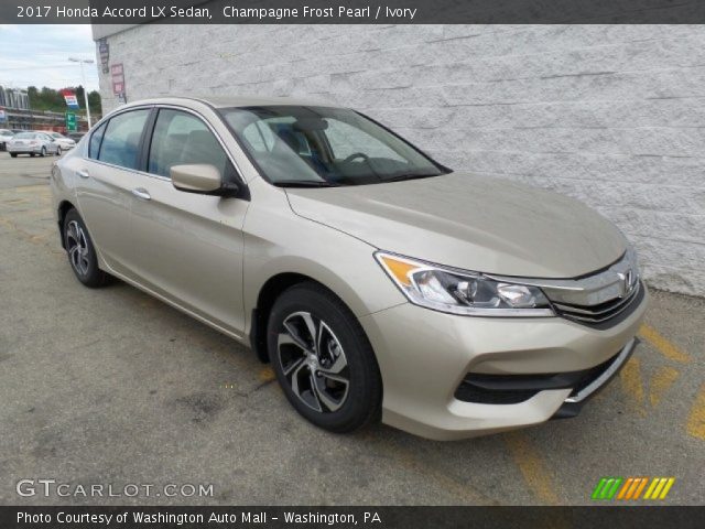 2017 Honda Accord LX Sedan in Champagne Frost Pearl