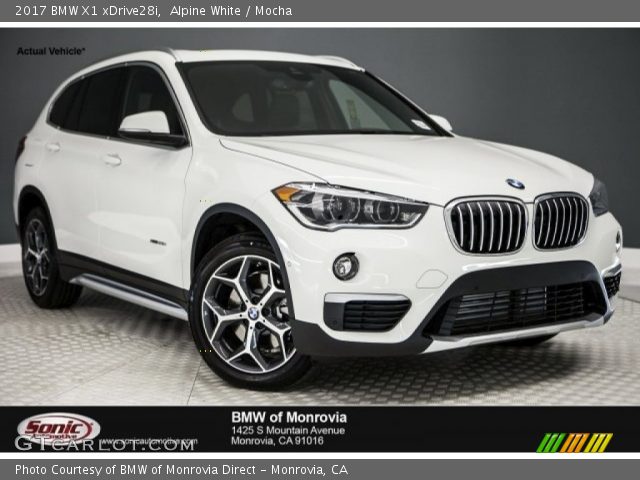 2017 BMW X1 xDrive28i in Alpine White