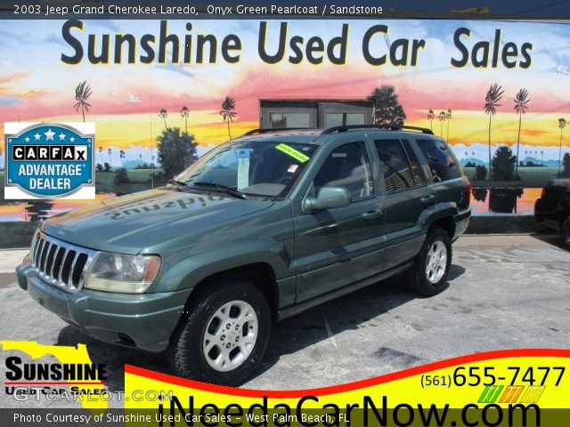 2003 Jeep Grand Cherokee Laredo in Onyx Green Pearlcoat