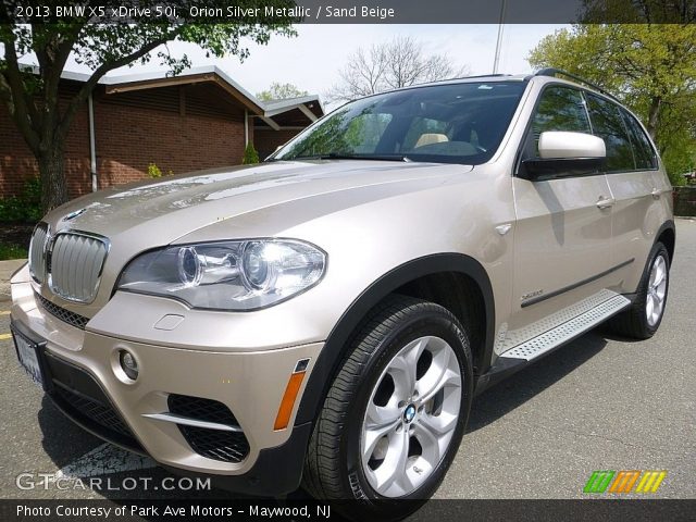 2013 BMW X5 xDrive 50i in Orion Silver Metallic