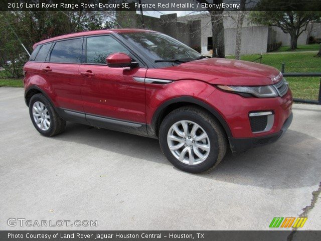 2016 Land Rover Range Rover Evoque SE in Firenze Red Metalllic