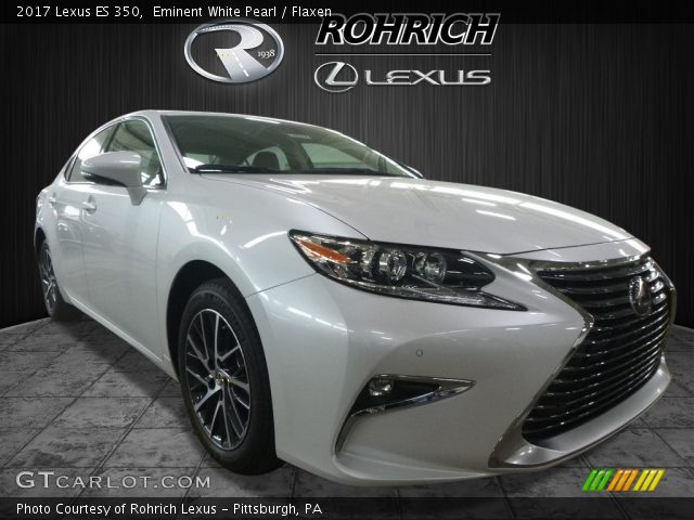 2017 Lexus ES 350 in Eminent White Pearl