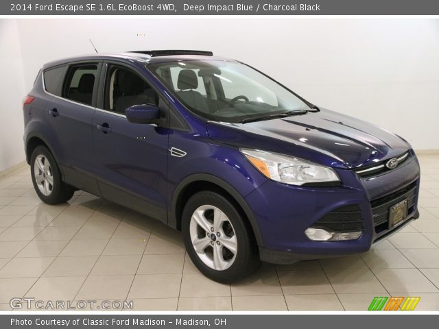 2014 Ford Escape SE 1.6L EcoBoost 4WD in Deep Impact Blue