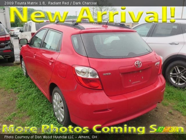 2009 Toyota Matrix 1.8 in Radiant Red