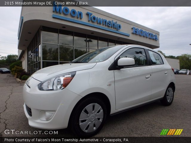 2015 Mitsubishi Mirage DE in Cloud White