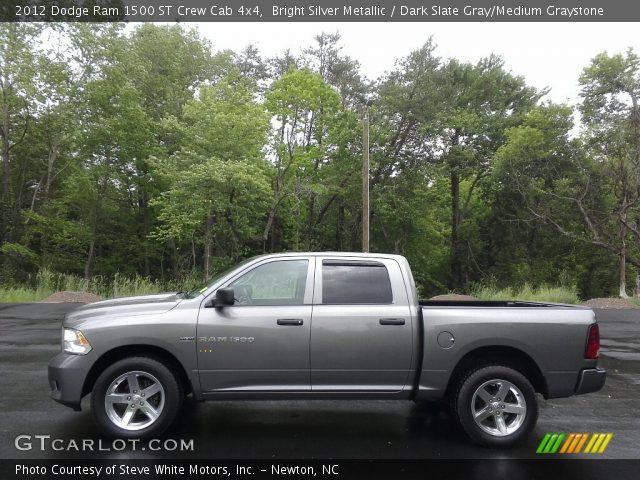 2012 Dodge Ram 1500 ST Crew Cab 4x4 in Bright Silver Metallic