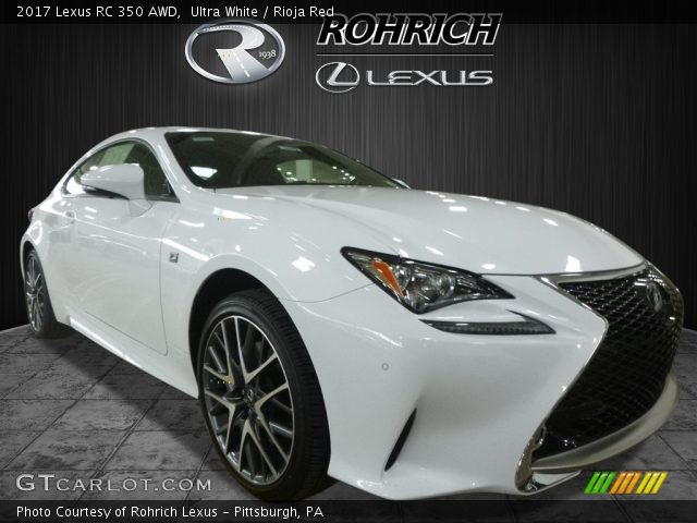 2017 Lexus RC 350 AWD in Ultra White
