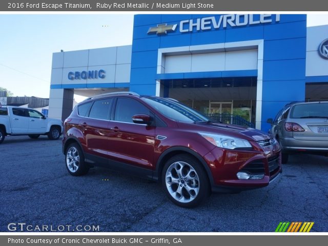 2016 Ford Escape Titanium in Ruby Red Metallic