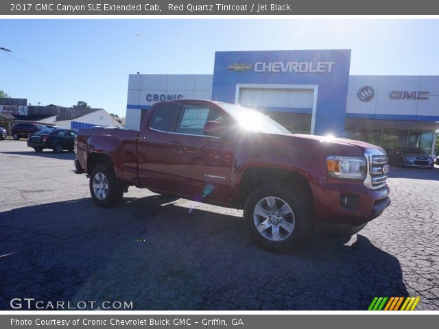 2017 GMC Canyon SLE Extended Cab in Red Quartz Tintcoat