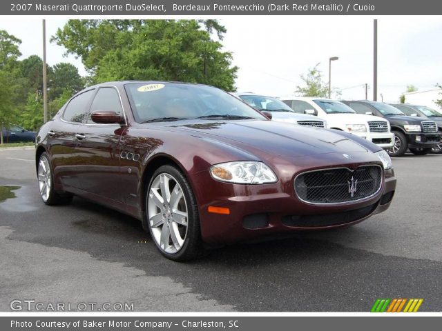 2007 Maserati Quattroporte DuoSelect in Bordeaux Pontevecchio (Dark Red Metallic)