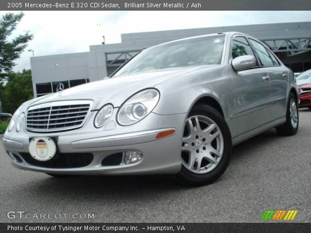 2005 Mercedes-Benz E 320 CDI Sedan in Brilliant Silver Metallic