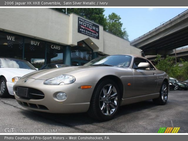 2006 Jaguar XK XK8 Convertible in Satin Silver Metallic