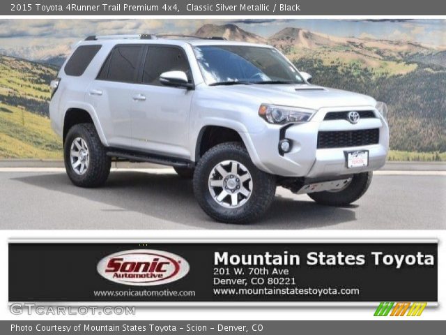 2015 Toyota 4Runner Trail Premium 4x4 in Classic Silver Metallic