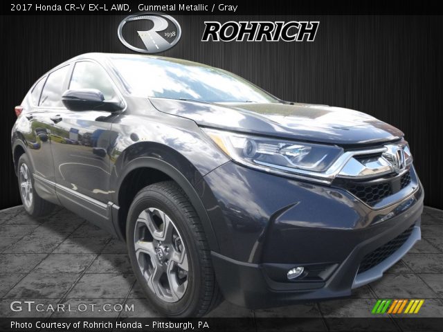2017 Honda CR-V EX-L AWD in Gunmetal Metallic