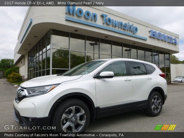 2017 Honda CR-V EX-L AWD in White Diamond Pearl