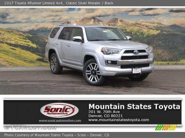 2017 Toyota 4Runner Limited 4x4 in Classic Silver Metallic