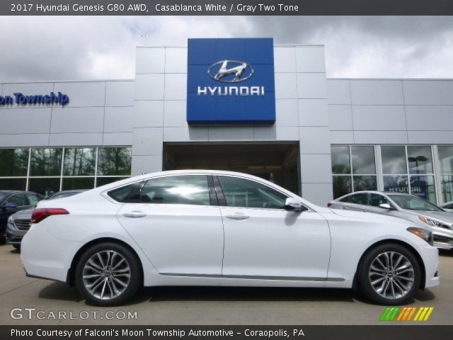 2017 Hyundai Genesis G80 AWD in Casablanca White