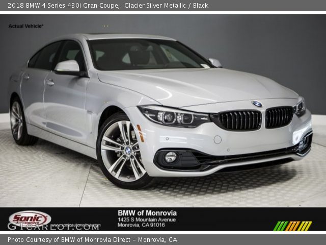 2018 BMW 4 Series 430i Gran Coupe in Glacier Silver Metallic