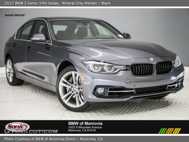 2017 BMW 3 Series 340i Sedan in Mineral Grey Metallic