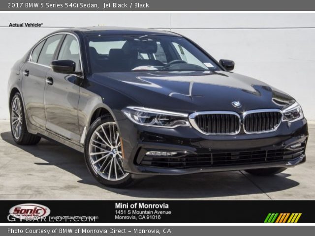 2017 BMW 5 Series 540i Sedan in Jet Black